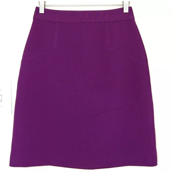 kate spade Dresses & Skirts - Kate Spade ♠️ 60’s Mod Plum Purple Skirt